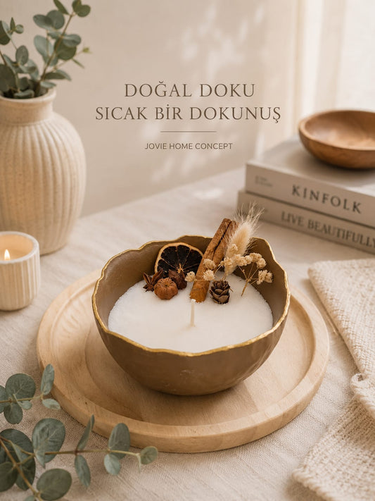 İnci Tozu Mum